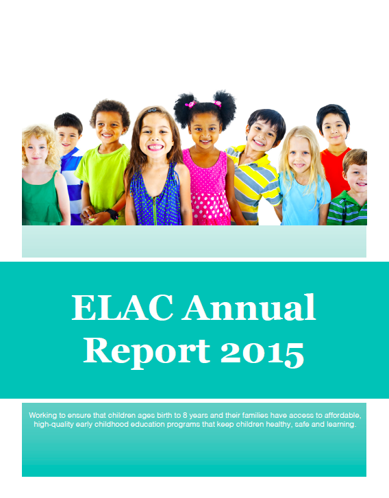 Early learning Annual Report 2015