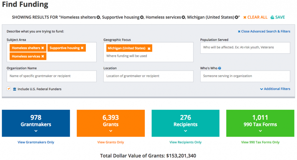 Looking for Grants? Learn About Funders with Foundation Directory