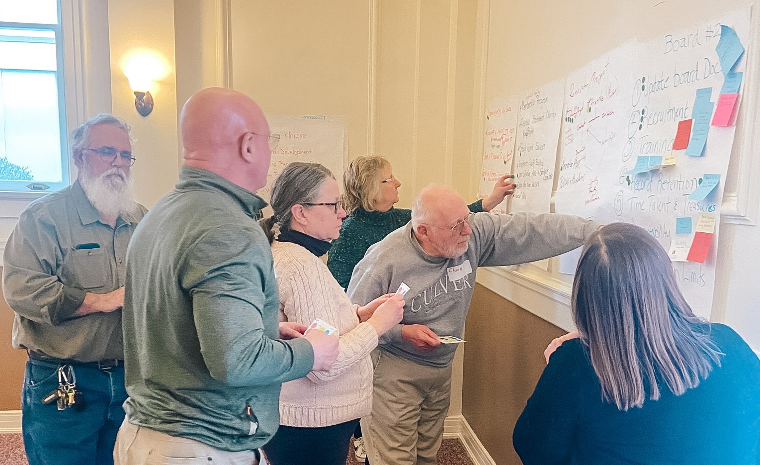 1-Group of Engaged Nonprofit Leaders Collaborating During a Professional Development Training Session Facilitated by Transform Consulting Group