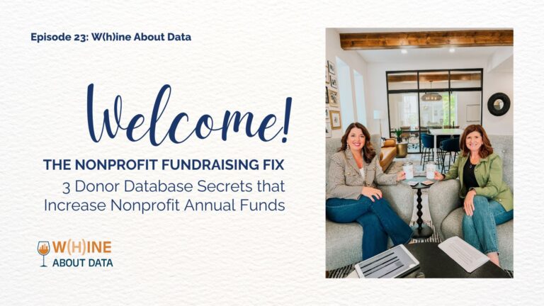 EPISODE 23: 3 Donor Database Secrets that Increase Nonprofit Annual Funds